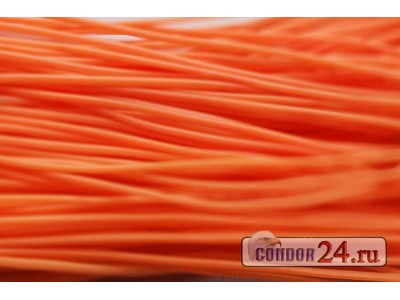 Кембрик ПВХ, диаметр 1,8 мм., цвет оранжевый 020